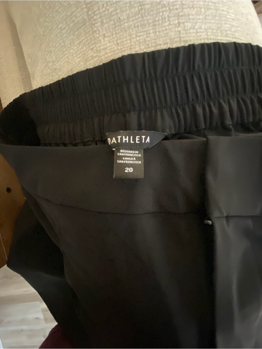 NWT Athleta Pinnacle High Rise Trouser - Black - Size 20 - Picture 16 of 16